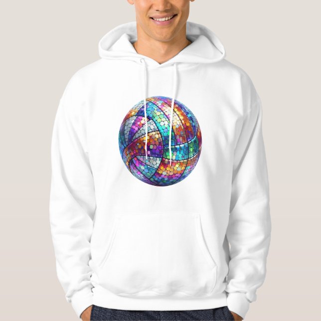 Sudadera Hoodie de voleibol disco (Anverso)