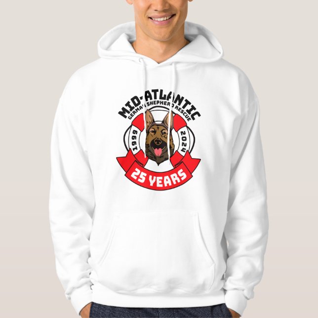 Sudadera Hoodie del 25º aniversario de MAGSR (Anverso)