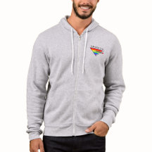 Hoodie del icono de zip delantero/delVal de LCCI