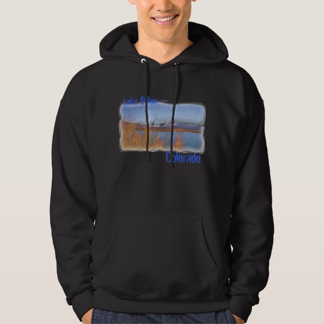 Sudadera Hoodie del lago Dillon Colorado (Anverso)