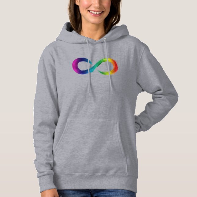 Sudadera Hoodie del logotipo de la neurodiversidad (Anverso)