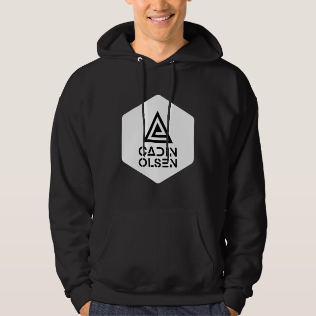 Sudadera Hoodie del logotipo del Personalizado de Cadin Ols (Anverso)