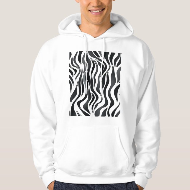 Sudadera Hoodie del patrón tigre (Anverso)
