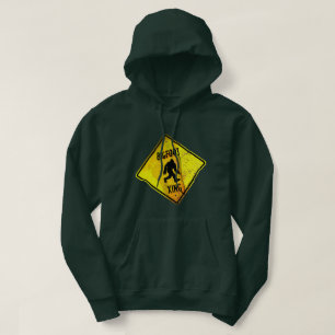 Sudadera Hoodie del Rótulo de cruce de pies gigantes