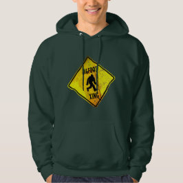 Sudadera Hoodie del Rótulo de cruce de pies gigantes