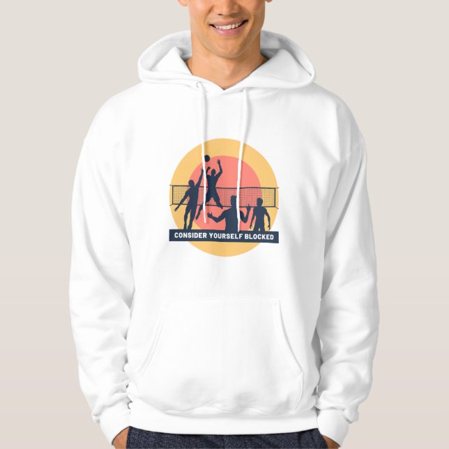 Sudadera Hoodie deportivo de voleibol (Anverso)