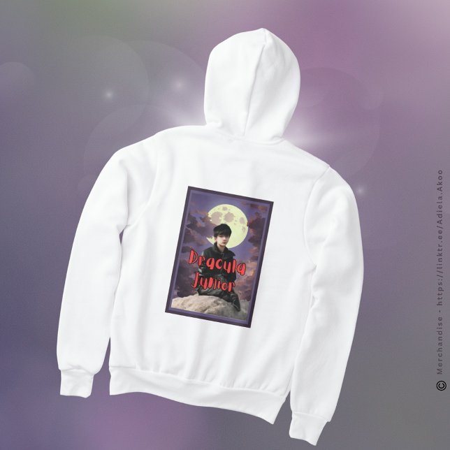 Sudadera Hoodie - Dracula Junior (DJ Hoodie designed by Poet Adiela Akoo. Browse my store for gr8t finds, gifts, decor & party favors!)