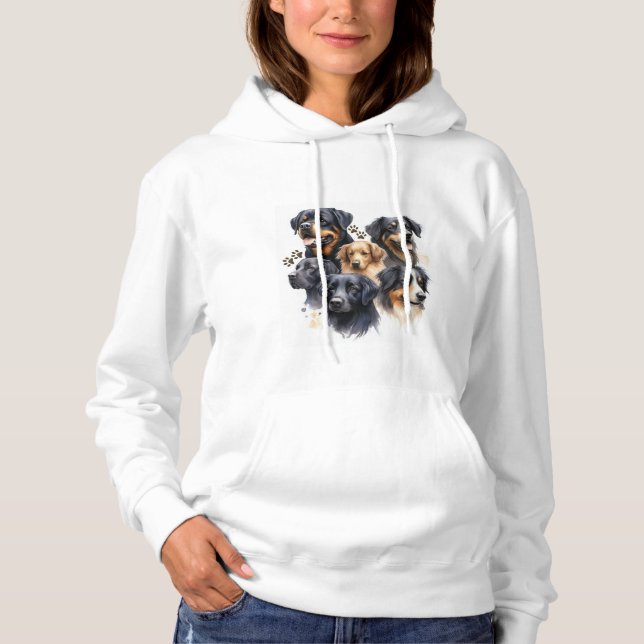 Sudadera Hoodie, EL MEJOR AMIGO DE LA MUJER (Anverso)