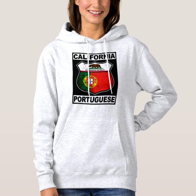 Sudadera Hoodie estadounidense portuguesa de California (Anverso)
