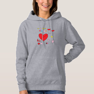 Sudadera Hoodie femenina el día de San Valentín