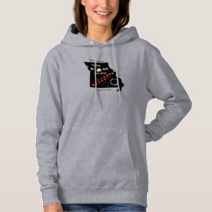 Sudadera Hoodie femenina por eclipse solar de Missouri