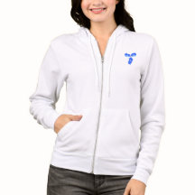 Hoodie femenino - IgG, texto personalizado, tejido
