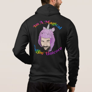 Sudadera Hoodie Full Zip de Bella+Canvas masculinas de unic