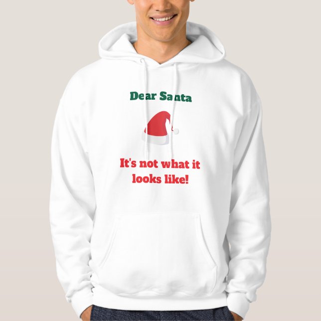 Sudadera Hoodie-Funny Adultos Unisex Navidades Pullover Swe (Anverso)