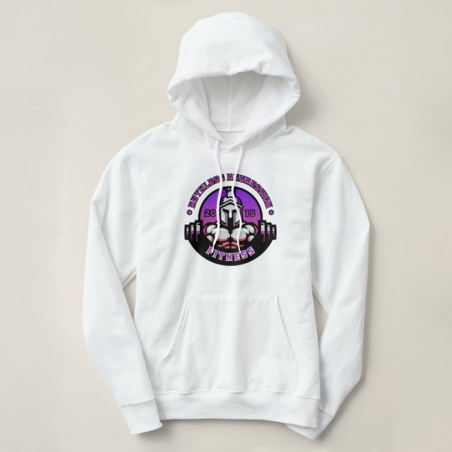 Sudadera Hoodie, guerrera de gimnasia artística para mujere (Diseño del anverso)