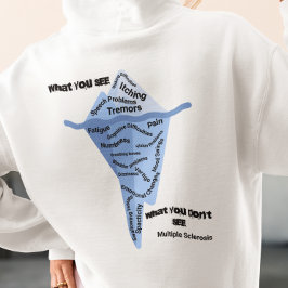 Sudadera Hoodie, guerrero de esclerosis múltiple de la MS