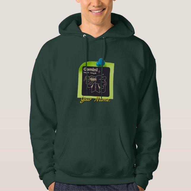 Sudadera Hoodie H03 ¡Pinned MyZodiac! Géminis (Anverso)