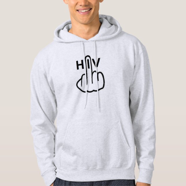 Sudadera Hoodie HIV Flip (Anverso)