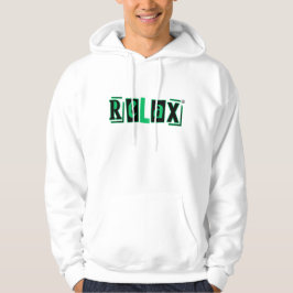 Sudadera Hoodie impreso : Relájate