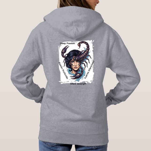 Sudadera Hoodie Lady Escorpio (Reverso)