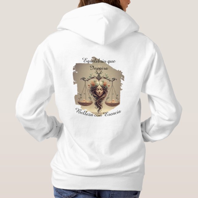 Sudadera Hoodie Lady Libra (Reverso)