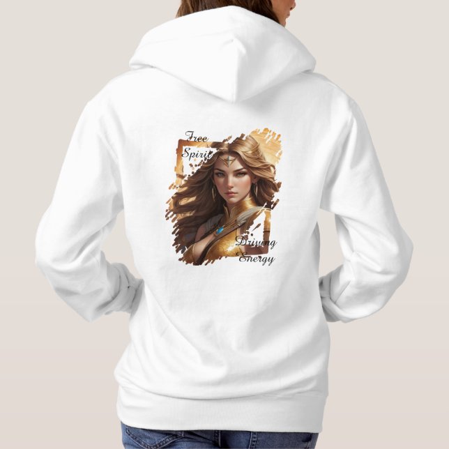Sudadera Hoodie Lady Sagitario (Reverso)