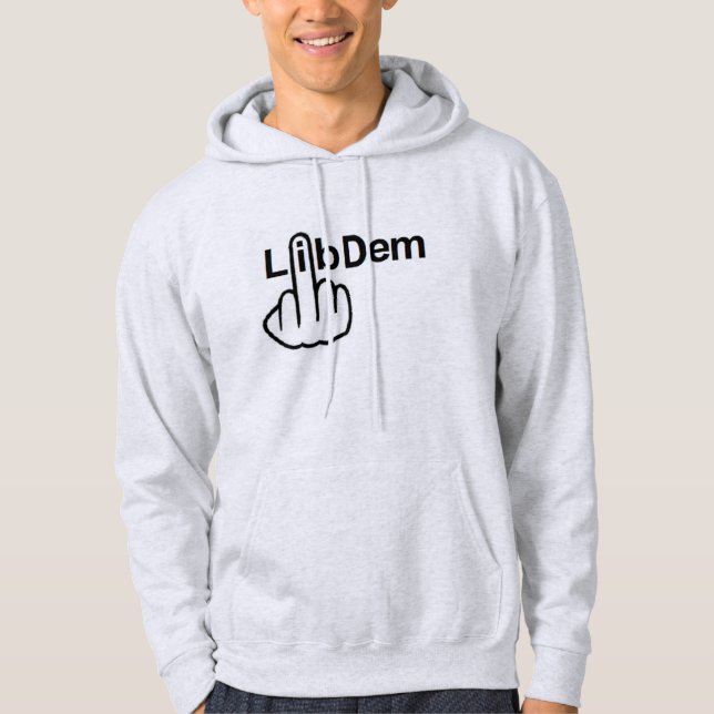 Sudadera Hoodie Lib Dem Flip (Anverso)
