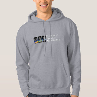 Sudadera Hoodie (Logotipo del cielo oscuro - blanco)