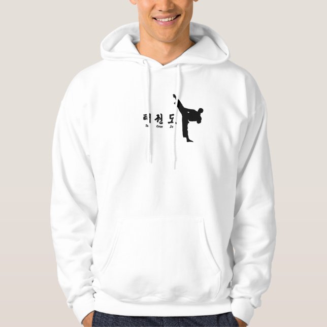 Sudadera Hoodie masculina de artes marciales de Taekwondo (Anverso)