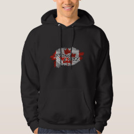 Sudadera Hoodie masculina "Fuerte y libre de Canadá"