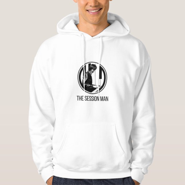Sudadera Hoodie masculino con el diseño de TheSession Man ( (Anverso)