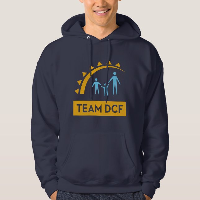Sudadera Hoodie masculino de DCF Team (Anverso)