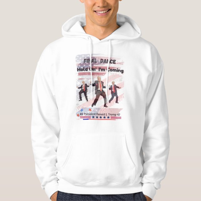Sudadera Hoodie masculino de Donald Trump (Anverso)