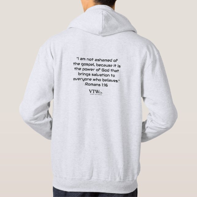 Sudadera Hoodie masculino sin remordimientos (Reverso)