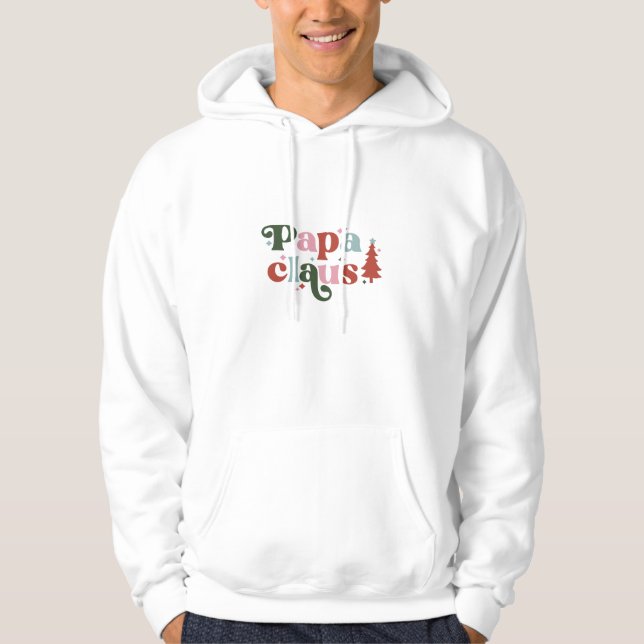 Sudadera Hoodie Men - Papa Claus (Anverso)