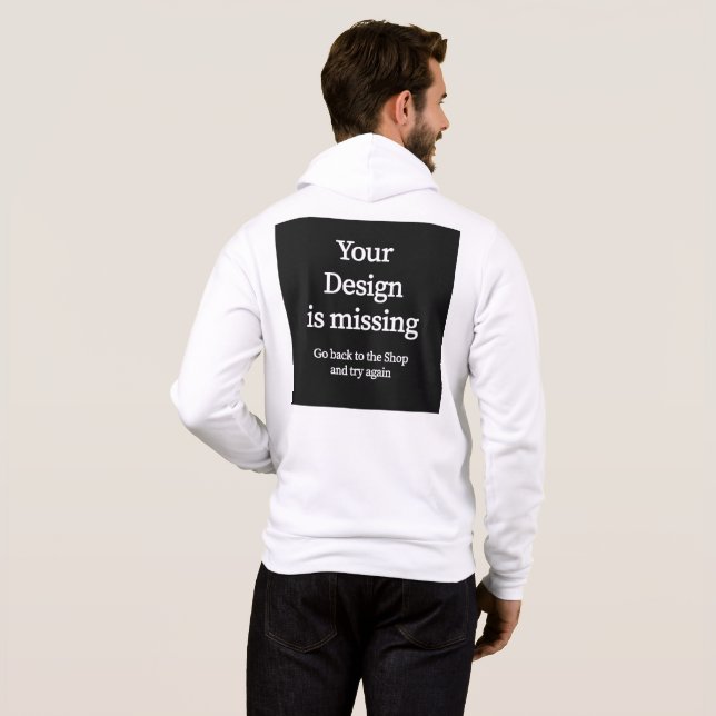 Sudadera Hoodie mit Reissverschluß - Druck hinten (Reverso completo)