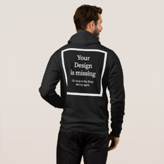 Sudadera Hoodie mit Reissverschluß - Druck hinten
