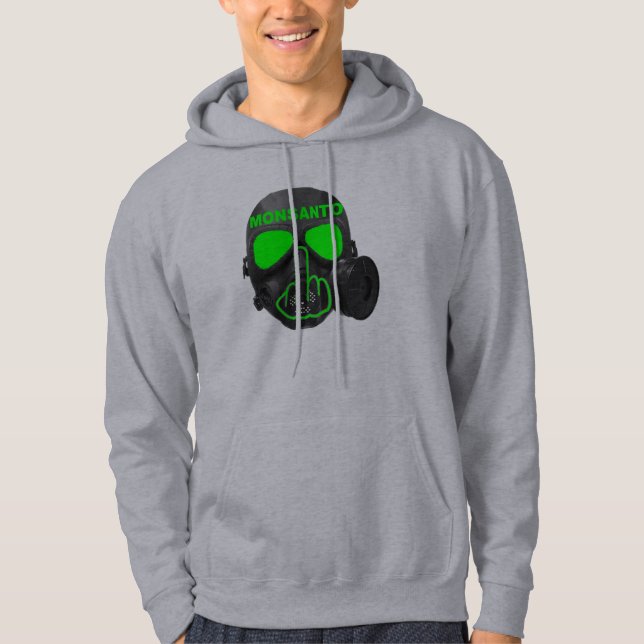 Sudadera Hoodie Monsanto Gas Mask Flip (Anverso)