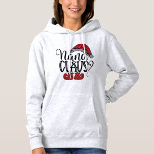Sudadera Hoodie, Navidades de diseño de la abuela Nana Sant