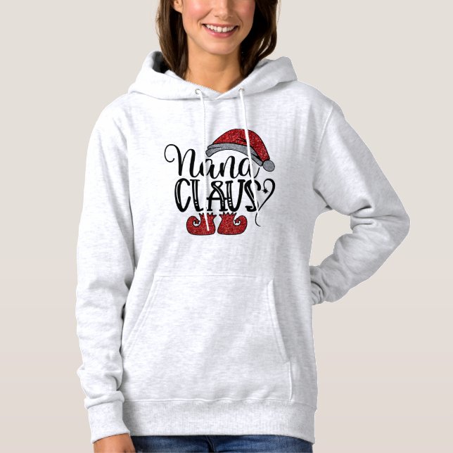 Sudadera Hoodie, Navidades de diseño de la abuela Nana Sant (Anverso)
