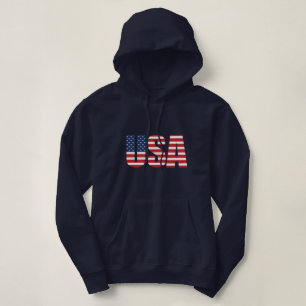 Sudadera Hoodie patriótica de las mujeres