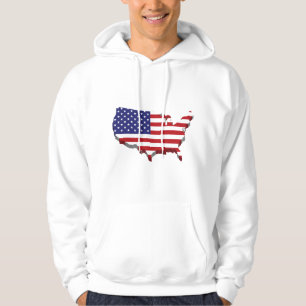 Sudadera Hoodie patriótico masculino