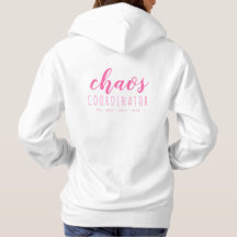 Hoodie personalizada simple para mamá | Neon Pink