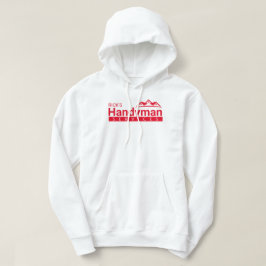 Sudadera Hoodie, Personalizado de negocios de Handyman rojo