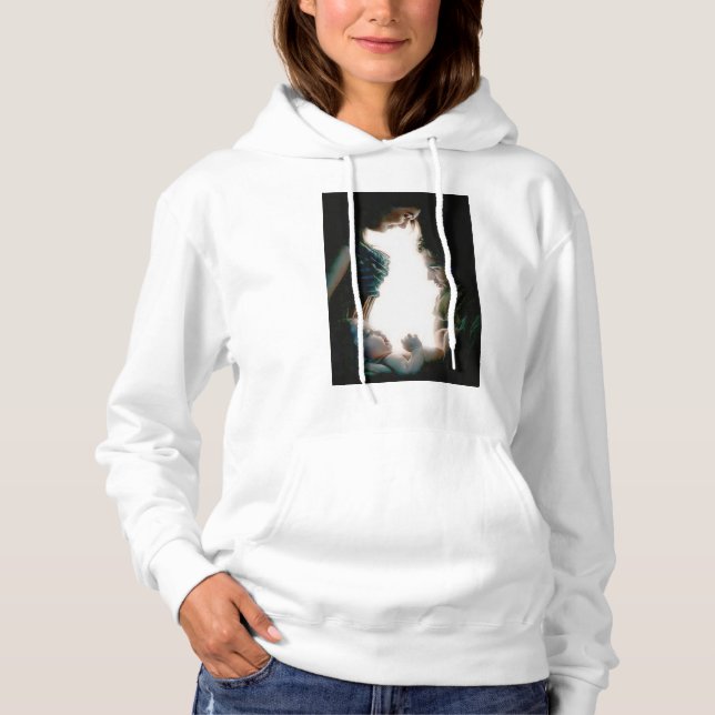 Sudadera "Hoodie Personalizado exclusiva - Diseño audaz par (Anverso)