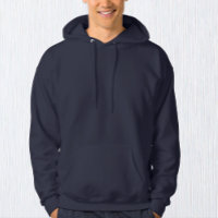 Hoodie/Personalizar de la moda azul de la Marina m