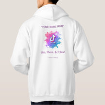 Hoodie publicitario de TikTok