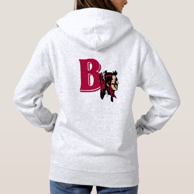Sudadera Hoodie Pullover de la mujer: Braves (10202) (Reverso)