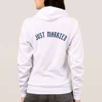 Hoodie recién casada de las mujeres