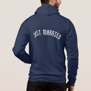Sudadera Hoodie recién casada de los hombres